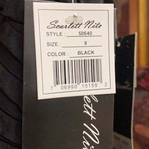 New with tags black ruffled dress - Picture 1 of 2